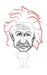 How to draw caricatures - Step 14