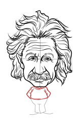 How to draw caricatures - Step 17