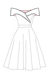 How to drawing a dress - Step 8