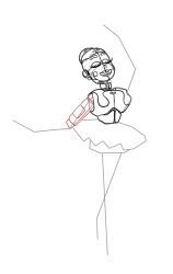 How to draw five nights at freddy's - Step 15