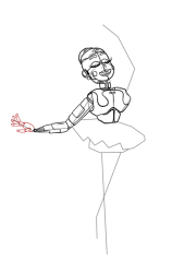 How to draw five nights at freddy's - Step 17