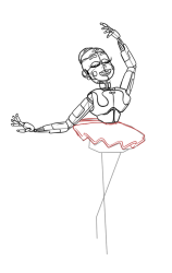 How to draw five nights at freddy's - Step 21
