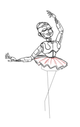 How to draw five nights at freddy's - Step 22