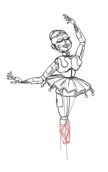 How to draw five nights at freddy's - Step 26