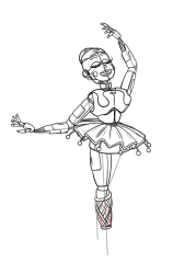 How to draw five nights at freddy's - Step 27
