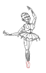 How to draw five nights at freddy's - Step 28