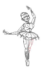 How to draw five nights at freddy's - Step 29