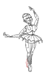 How to draw five nights at freddy's - Step 30