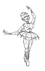 How to draw five nights at freddy's - Step 31