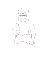 How to Draw Inosuke Hashibira - Step 6