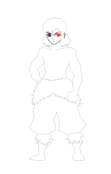 How to Draw Inosuke Hashibira - Step 12