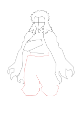 How to Draw Rengoku Kyojuro - [Kimetsu no Yaiba] - Step 6
