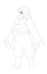 How to Draw Rengoku Kyojuro - [Kimetsu no Yaiba] - Step 9