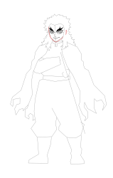 How to Draw Rengoku Kyojuro - [Kimetsu no Yaiba] - Step 12