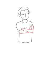 How to draw people easy - Step 5