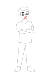 How to draw people easy - Step 9