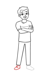 How to draw people easy - Step 15
