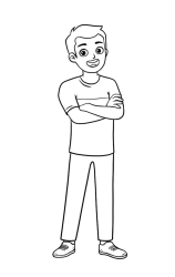 How to draw people easy - Step 17
