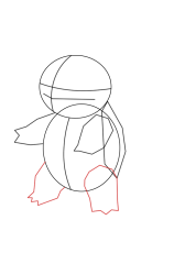 How to draw squirtle pokemon - Step 7