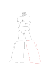 How to draw optimus prime - Step 8