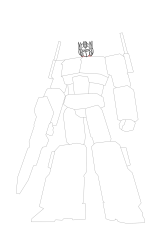 How to draw optimus prime - Step 21