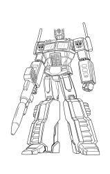 How to draw optimus prime - Step 59