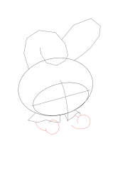 How to draw sanrio characters - Step 6