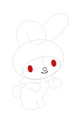 How to draw sanrio characters - Step 10