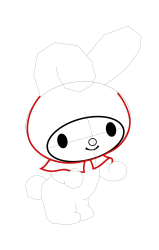 How to draw sanrio characters - Step 12
