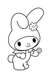 How to draw sanrio characters - Step 21