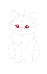 How to draw a arctic fox - Step 8