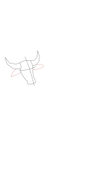 How to draw a buffalo - Step 4