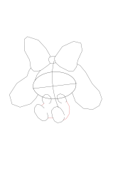 How to draw cinnamoroll - Step 7