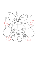 How to draw cinnamoroll - Step 22