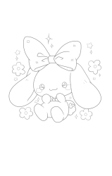 How to draw cinnamoroll - Step 24