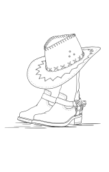 How to draw a cowboy hat