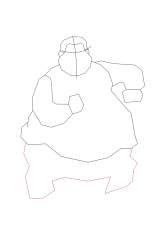 How to draw fat albert easy - Step 6