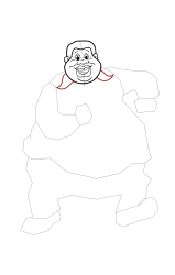 How to draw fat albert easy - Step 16