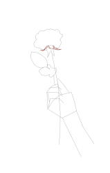 How to draw a hand holding something - Step 7