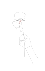 How to draw a hand holding something - Step 8