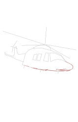 How to draw a helicopter - Step 5