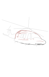 How to draw a helicopter - Step 6