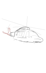 How to draw a helicopter - Step 9