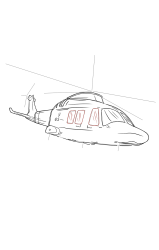 How to draw a helicopter - Step 12