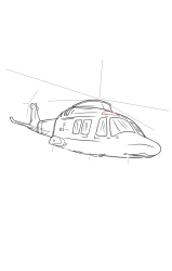 How to draw a helicopter - Step 13