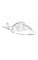 How to draw a helicopter - Step 14