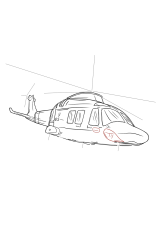 How to draw a helicopter - Step 15