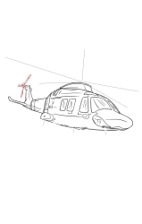 How to draw a helicopter - Step 16