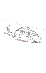 How to draw a helicopter - Step 17