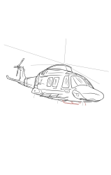 How to draw a helicopter - Step 18